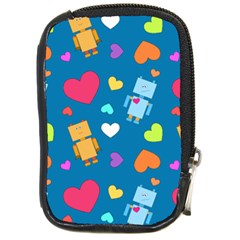 Robot Love Pattern Compact Camera Cases