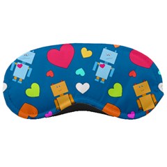 Robot Love Pattern Sleeping Masks