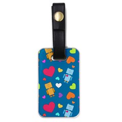 Robot Love Pattern Luggage Tags (One Side) 