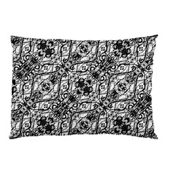 Black And White Ornate Pattern Pillow Case (two Sides) by dflcprints