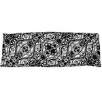 Black and White Ornate Pattern Body Pillow Case Dakimakura (Two Sides) Back