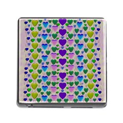 Love In Eternity Is Sweet As Candy Pop Art Memory Card Reader (square) by pepitasart