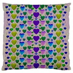 Love In Eternity Is Sweet As Candy Pop Art Standard Flano Cushion Case (one Side) by pepitasart