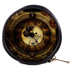 Wonderful Steampunk Desisgn, Clocks And Gears Mini Makeup Bags by FantasyWorld7