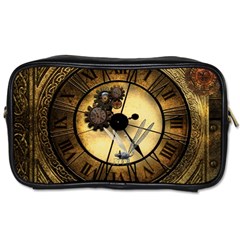 Wonderful Steampunk Desisgn, Clocks And Gears Toiletries Bags 2-side by FantasyWorld7