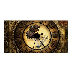 Wonderful Steampunk Desisgn, Clocks And Gears Satin Wrap by FantasyWorld7