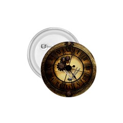 Wonderful Steampunk Desisgn, Clocks And Gears 1 75  Buttons by FantasyWorld7