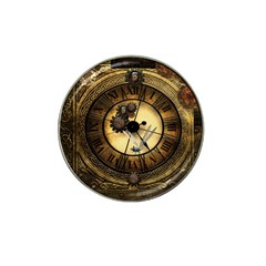 Wonderful Steampunk Desisgn, Clocks And Gears Hat Clip Ball Marker by FantasyWorld7