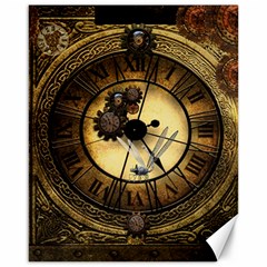 Wonderful Steampunk Desisgn, Clocks And Gears Canvas 16  X 20   by FantasyWorld7