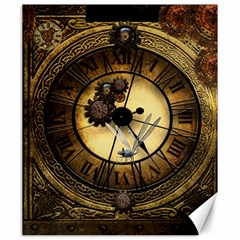 Wonderful Steampunk Desisgn, Clocks And Gears Canvas 20  X 24   by FantasyWorld7