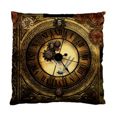 Wonderful Steampunk Desisgn, Clocks And Gears Standard Cushion Case (two Sides) by FantasyWorld7