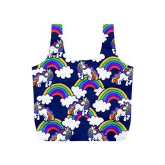 Rainbow Unicorns Full Print Recycle Bags (s)  by BubbSnugg