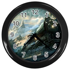 Rockies Express Wall Clocks (Black)