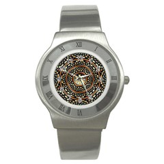 Dark Metal And Jewels Stainless Steel Watch by linceazul