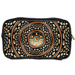 Dark Metal And Jewels Toiletries Bags by linceazul