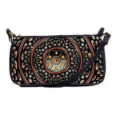 Dark Metal And Jewels Shoulder Clutch Bags by linceazul