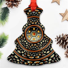 Dark Metal And Jewels Ornament (christmas Tree)  by linceazul