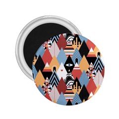 Abstract Diamond Pattern 2 25  Magnets by Bigfootshirtshop