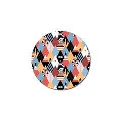 Abstract Diamond Pattern Golf Ball Marker by Bigfootshirtshop