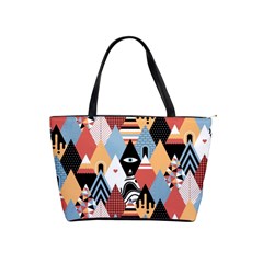 Abstract Diamond Pattern Shoulder Handbags by Bigfootshirtshop