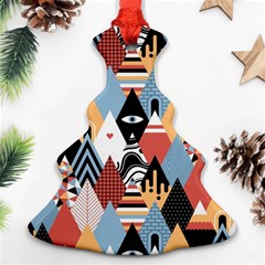 Abstract Diamond Pattern Ornament (christmas Tree) 