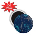 Arabesque Vintage Graphic Nature 1.75  Magnets (100 pack)  Front