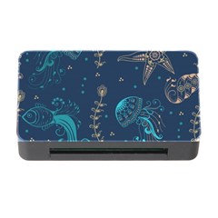 Arabesque Vintage Graphic Nature Memory Card Reader With Cf by Bigfootshirtshop