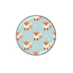 Cute Fox Pattern Hat Clip Ball Marker (4 Pack) by Bigfootshirtshop