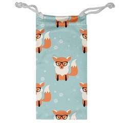 Cute Fox Pattern Jewelry Bag by Bigfootshirtshop