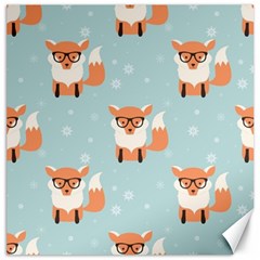 Cute Fox Pattern Canvas 20  X 20   by Bigfootshirtshop