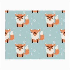 Cute Fox Pattern Small Glasses Cloth (2-side) by Bigfootshirtshop