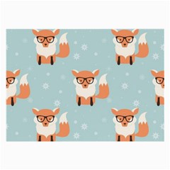 Cute Fox Pattern Large Glasses Cloth by Bigfootshirtshop