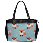 Cute Fox Pattern Office Handbags Front