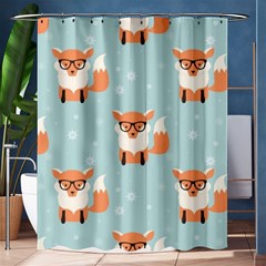 Cute Fox Pattern Shower Curtain 60  X 72  (medium)  by Bigfootshirtshop