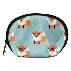 Cute Fox Pattern Accessory Pouches (medium)  by Bigfootshirtshop