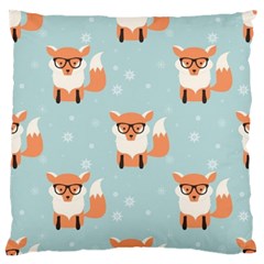 Cute Fox Pattern Standard Flano Cushion Case (one Side) by Bigfootshirtshop