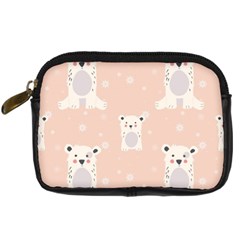 Cute Polar Bear Pattern Digital Camera Cases by Bigfootshirtshop