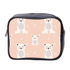 Cute Polar Bear Pattern Mini Toiletries Bag 2-side by Bigfootshirtshop