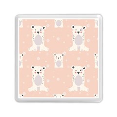 Cute Polar Bear Pattern Memory Card Reader (square)  by Bigfootshirtshop