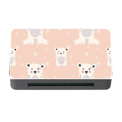 Cute Polar Bear Pattern Memory Card Reader With Cf by Bigfootshirtshop