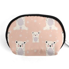 Cute Polar Bear Pattern Accessory Pouches (medium) 