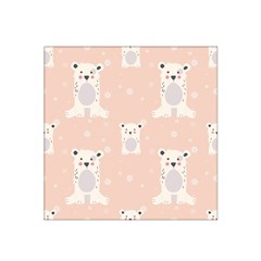 Cute Polar Bear Pattern Satin Bandana Scarf by Bigfootshirtshop