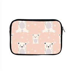 Cute Polar Bear Pattern Apple Macbook Pro 15  Zipper Case by Bigfootshirtshop