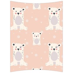 Cute Polar Bear Pattern Back Support Cushion by Bigfootshirtshop