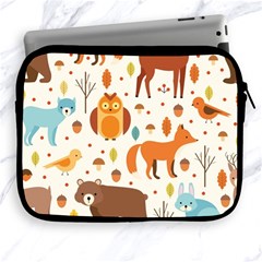 Woodland Friends Pattern Apple Ipad 2/3/4 Zipper Cases by Bigfootshirtshop