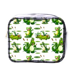 Crocodiles In The Pond Mini Toiletries Bags by Bigfootshirtshop