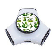 Crocodiles In The Pond 3-port Usb Hub by Bigfootshirtshop