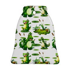 Crocodiles In The Pond Ornament (bell) by Bigfootshirtshop