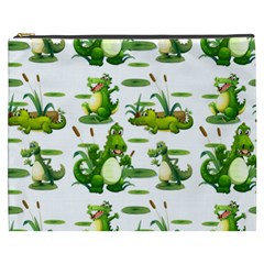 Crocodiles In The Pond Cosmetic Bag (xxxl)  by Bigfootshirtshop