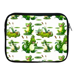 Crocodiles In The Pond Apple Ipad 2/3/4 Zipper Cases by Bigfootshirtshop